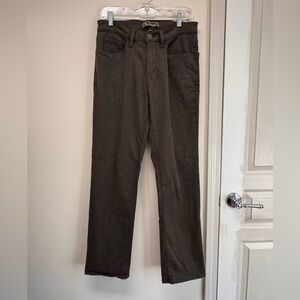 34 Heritage Dark Brown Denim Pants